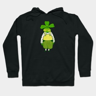 Green clover lucky boy, version 2 Hoodie